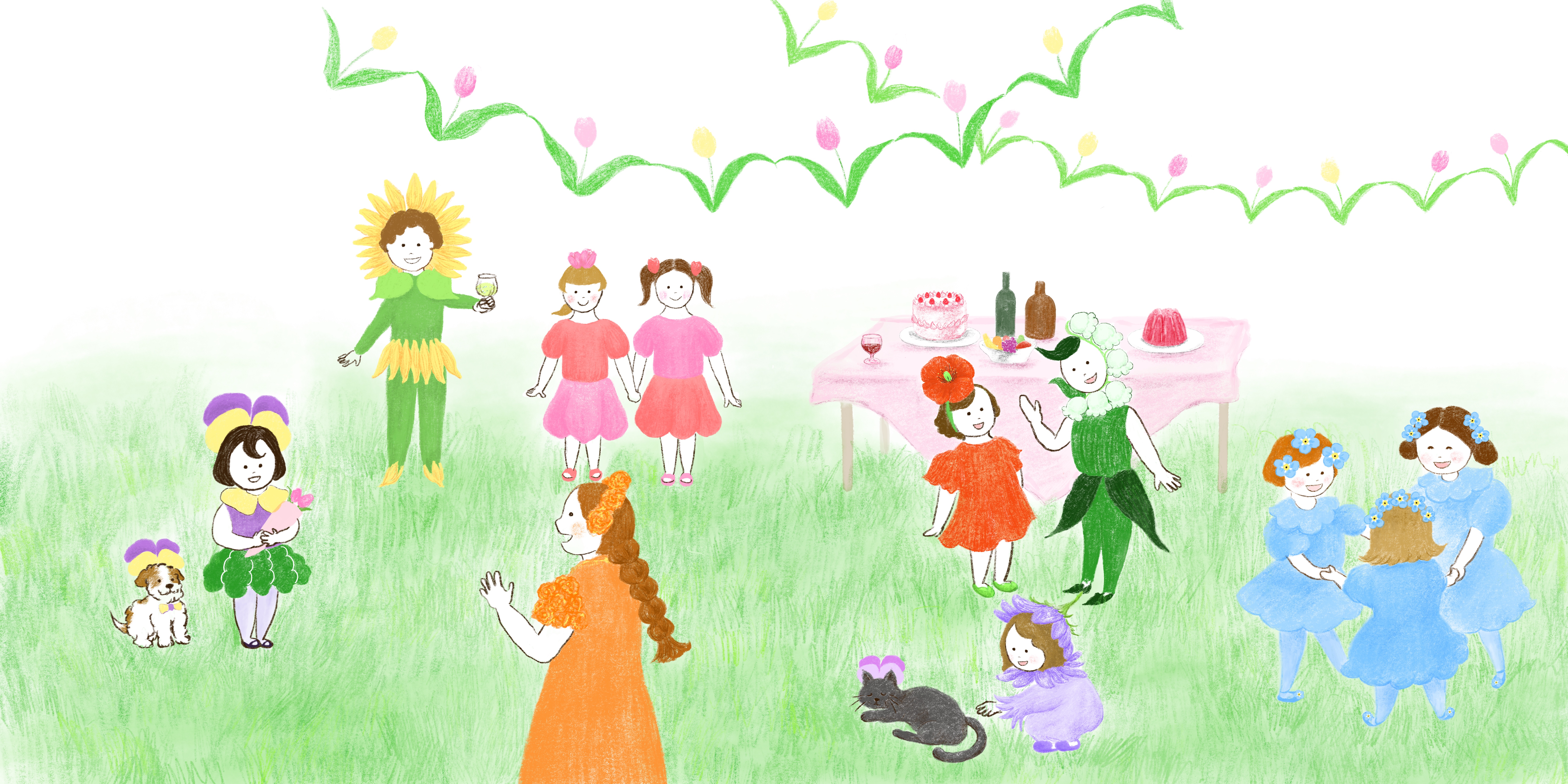 Pansyna characters